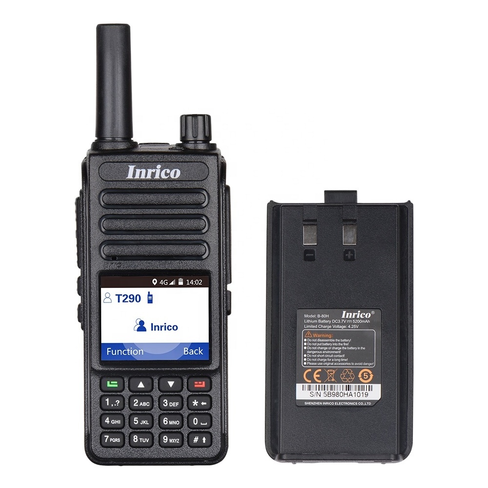 Walkie-talki 100km PTT zello two way walkie talkie long range 100km 200km 500km Inrico T290