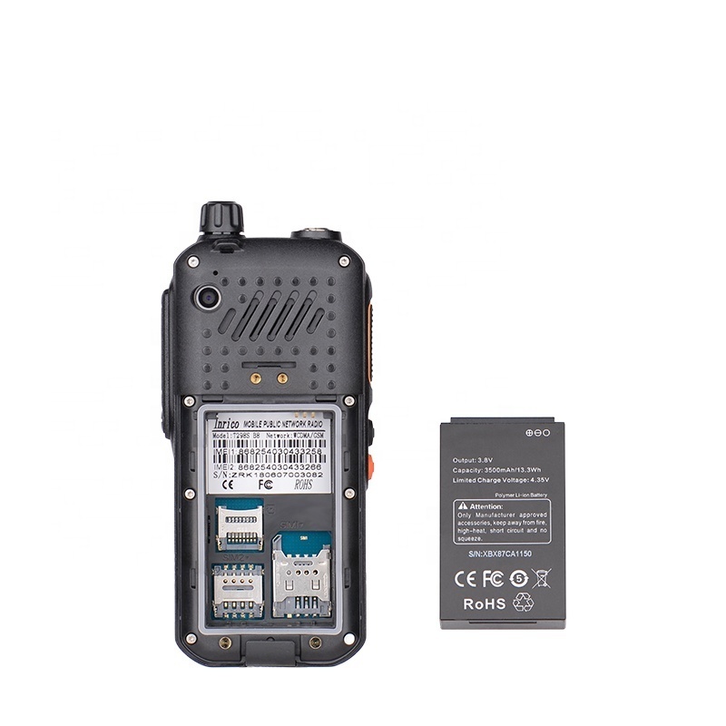 Inrico T298S 3G GSM WALKIE TALKIE interphone with touch screen push to talk Woki Toki