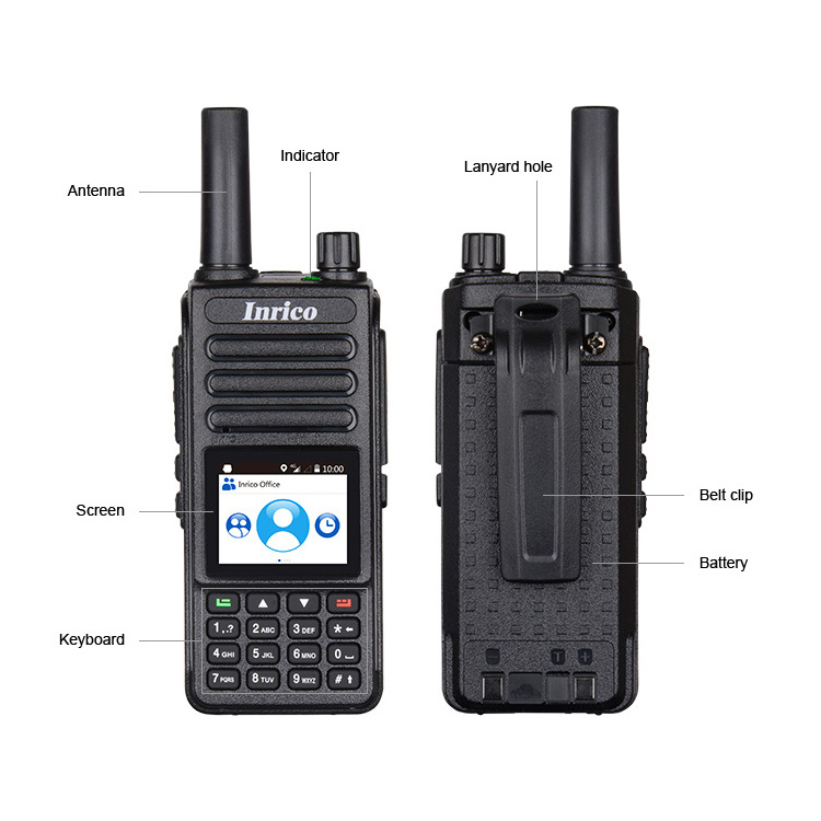 Walkie-talki 100km PTT zello two way walkie talkie long range 100km 200km 500km Inrico T290