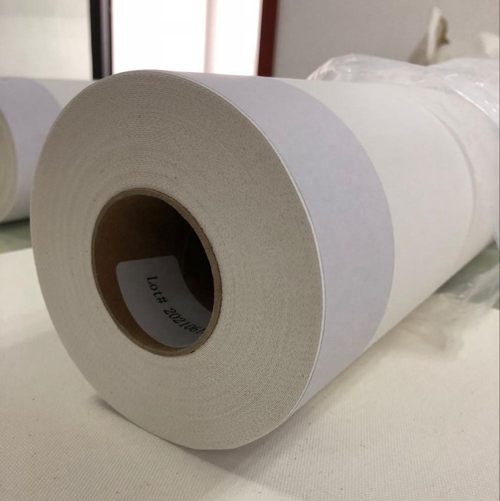 Removable eco-solvent fabric grey self-adhesive matte polyester cloth waterproof blank wallpaper