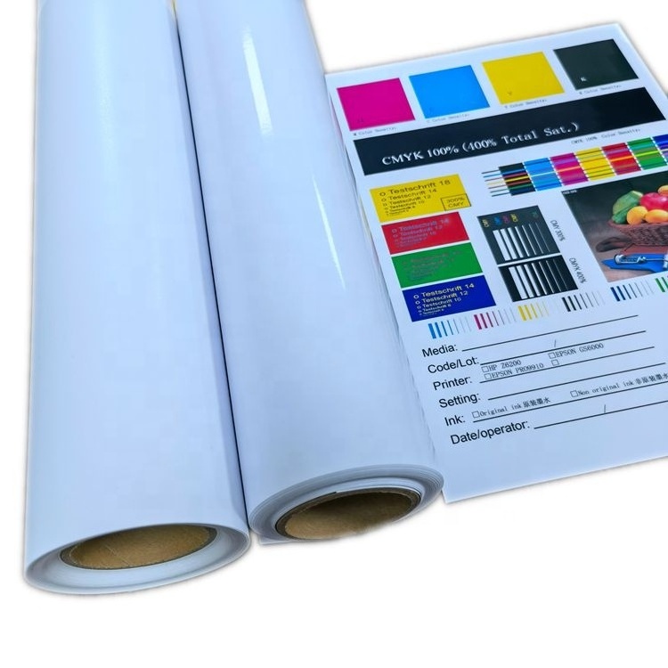 Eco solvent Glossy Photo Paper Roll Photo Inkjet Paper Solvent Photo paper