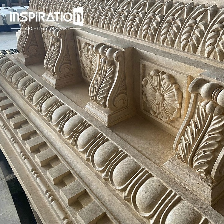 INSpiration 15 Years GRC manufacturer professional supply GFRC domes  cornices columns architectural cornice moulding