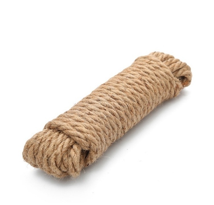 Small pcs Hand crocheting twisted  jute yarn with high quality