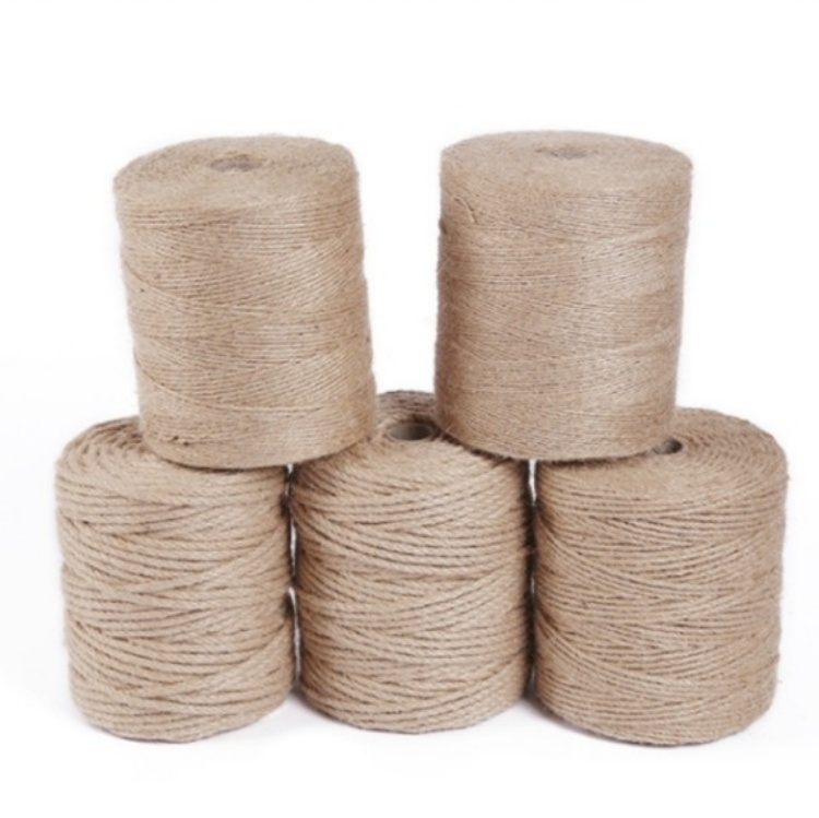 Small pcs Hand crocheting twisted  jute yarn with high quality