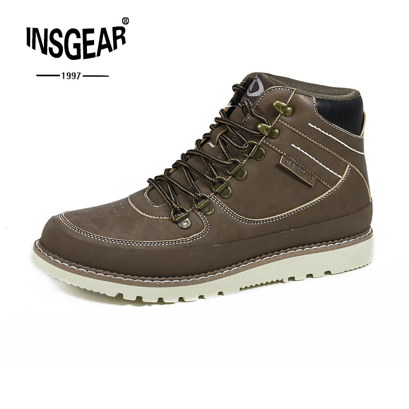 comfortable middle cut men work boots