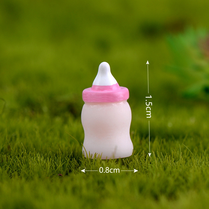 yiwu insheen craft cute cartoon miniature animal statues pink baby cow resin charms