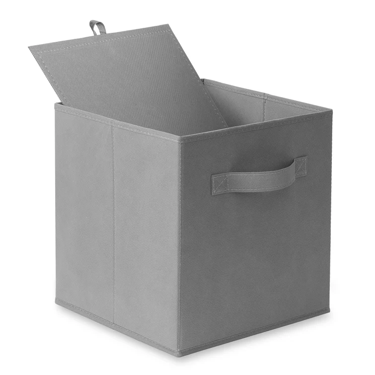 Wholesale Cube Storage Bins Basics Collapsible Fabric Storage Cube Storage Organizer with Handles