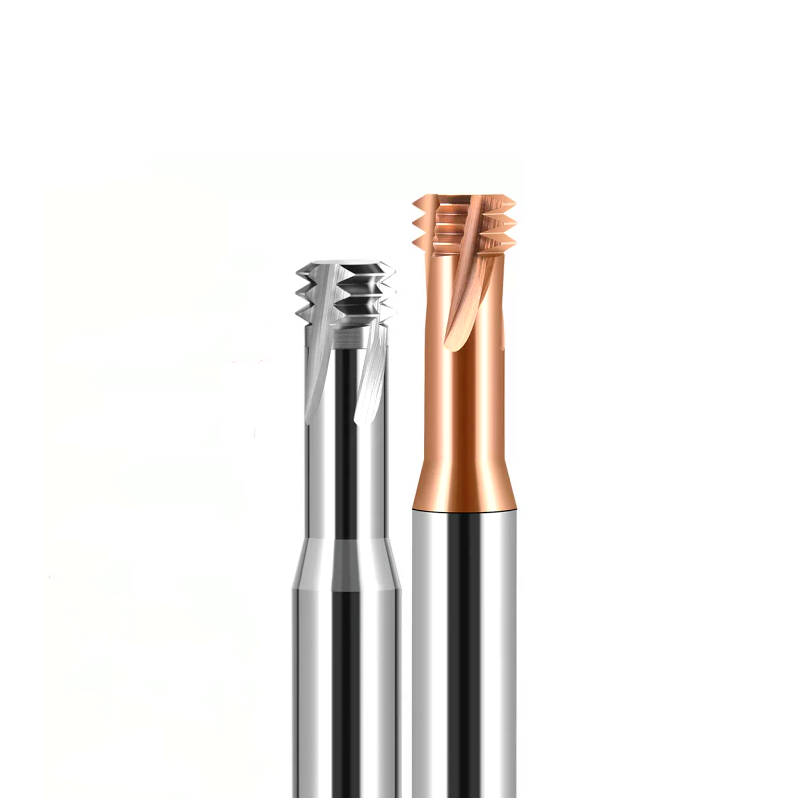 ISO Three teeth thread mill M2.5*0.45 metric standard mill thread end mill High precision CNC thread mills