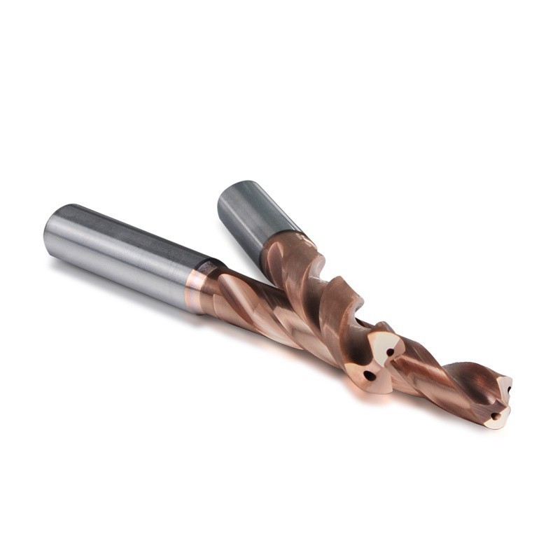 3XD solid carbide Step Drills jobber length carbide drill tools D4-D12mm  Inner Coolant Drill Bit for stainless steel