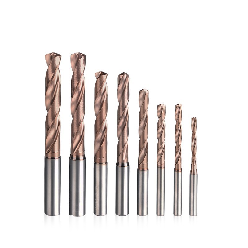 3XD solid carbide Step Drills jobber length carbide drill tools D4-D12mm  Inner Coolant Drill Bit for stainless steel