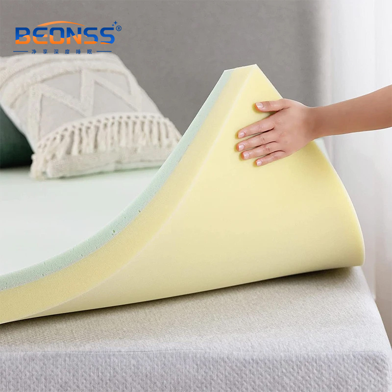 Twin Compressed Orthopedic Floor Bed Mattress Waterproof Foldaway Gel Memory Foam Mattress Hybrid Topper