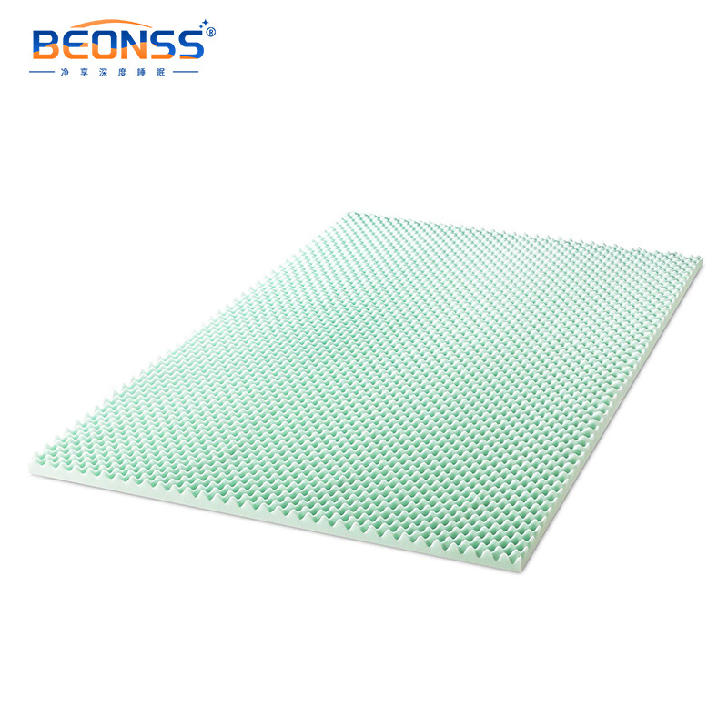 OEM Bed Mattress Topper Pads 2 Inch Egg Crate Cooling Memory Foam Queen King Size Mattress Pad Modern Foam Topper