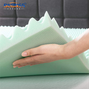 OEM Bed Mattress Topper Pads 2 Inch Egg Crate Cooling Memory Foam Queen King Size Mattress Pad Modern Foam Topper