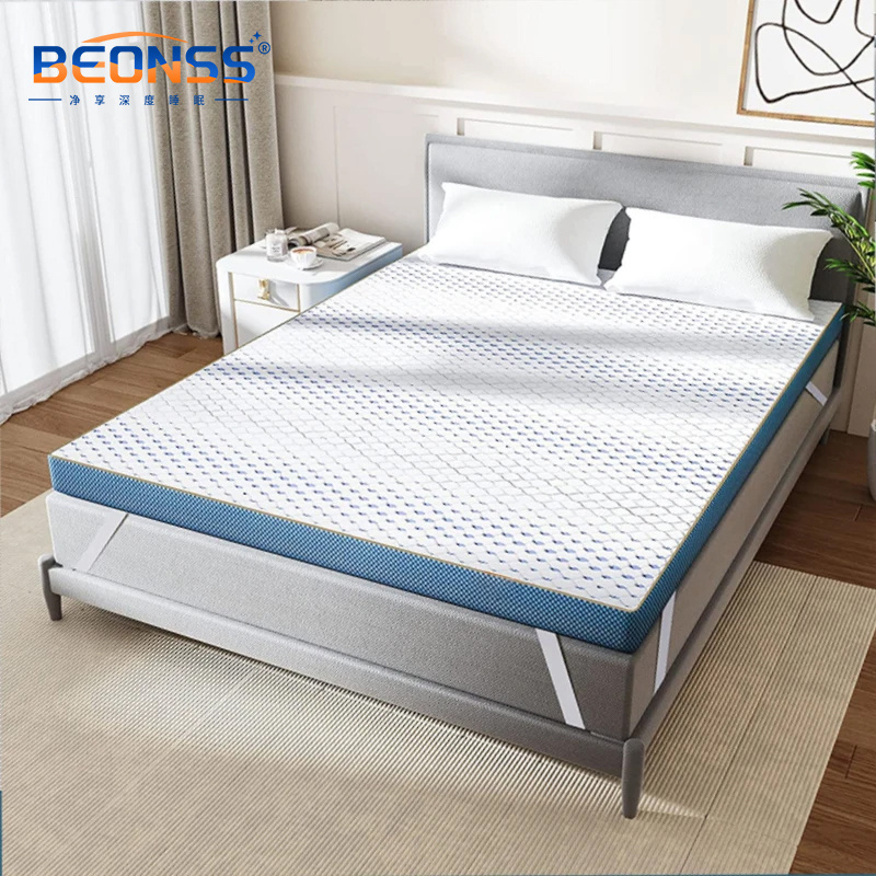 OEM ODM Available 2 Inch Full King Size Charcoal Memory Foam  Bed Mattress Topper