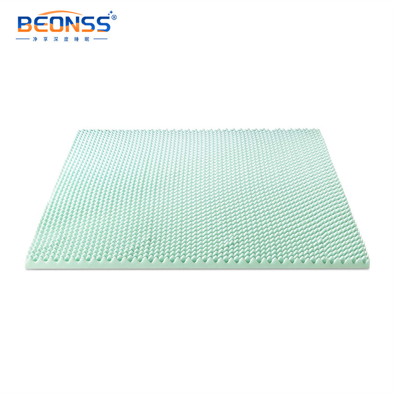 OEM Bed Mattress Topper Pads 2 Inch Egg Crate Cooling Memory Foam Queen King Size Mattress Pad Modern Foam Topper