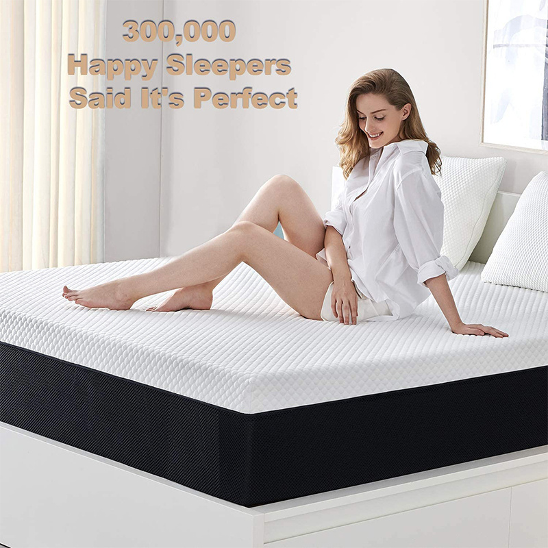 Double Bed Gel Memory Foam Bed Mattress King Queen Full Size Mattress Topper Core Sleep Sponge Mattress