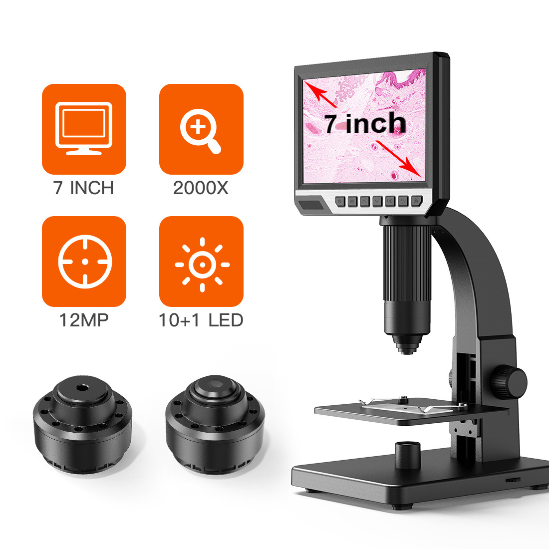 Inskam315 scanning electron microscope price microscope with lcd screen