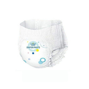 High Quality Wholesale Baby Diaper Pants Comfortable ISO Nappies OEM ODM Disposable Baby Diaper with 5CM Broadening Leakproof