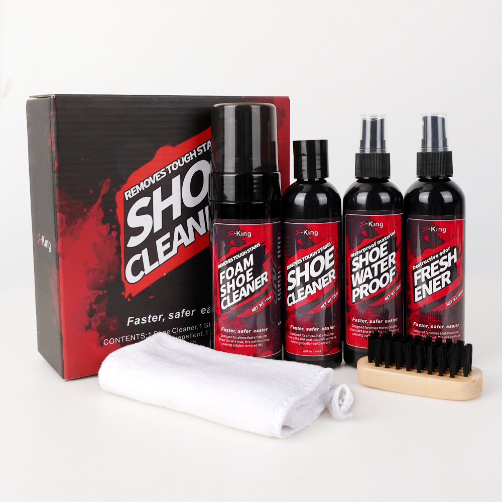 Oem Natural Shoe Cleaning Kit Remove Shoe Stains Sneaker Cleaner Kit Leather Conditioner And Protector Shoe Cleaner