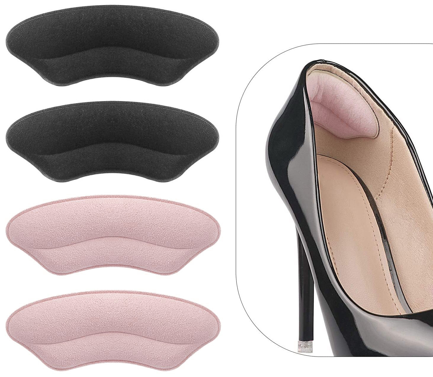 Women High Heel Insoles Heel Grips Liner Cushions Inserts For Loose Shoes Cushion Foot Care Pad