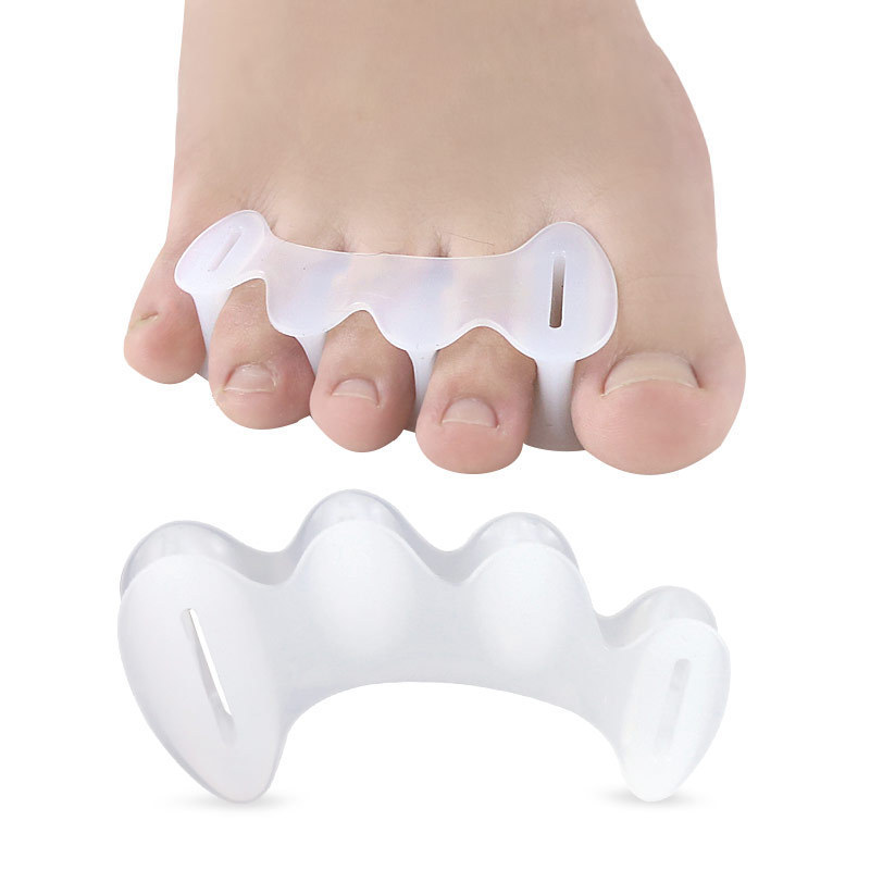 Free sample Customized Breathable Silicon Gel Toe Separators and Bunion Spacers Finger Separator