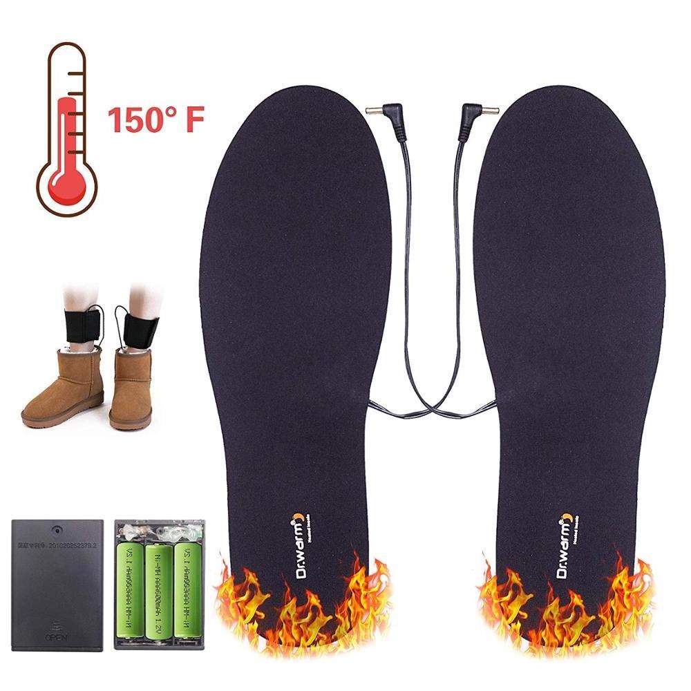 Comfortable Electric rechargeable shoe sole heater safety insoles shoes heat warmer