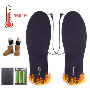 Comfortable Electric rechargeable shoe sole heater safety insoles shoes heat warmer