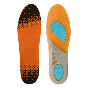 Factory New Sports Massaging Silicone Gel Insoles Relieve Flat Feet Orthotic Sneaker Insole