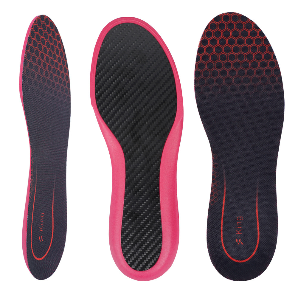 EVA Carbon Fiber Insole Flat Foot Corrector Shoe Inserts For Men Women Customized Sport Carbon insoles