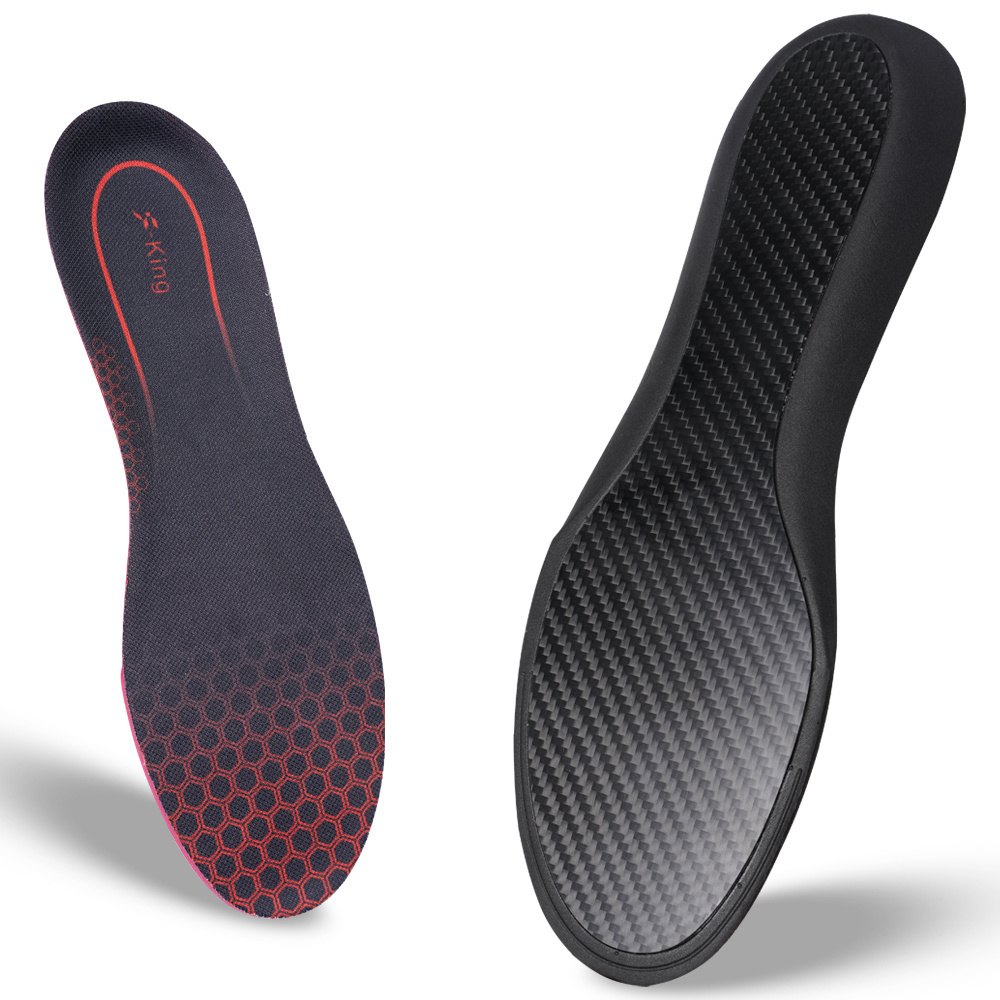 EVA Carbon Fiber Insole Flat Foot Corrector Shoe Inserts For Men Women Customized Sport Carbon insoles