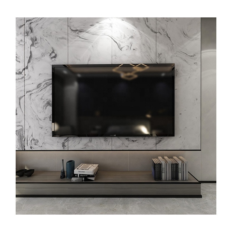 Wholesale pvc marble sheet led tv wpc insulation wall panel designs