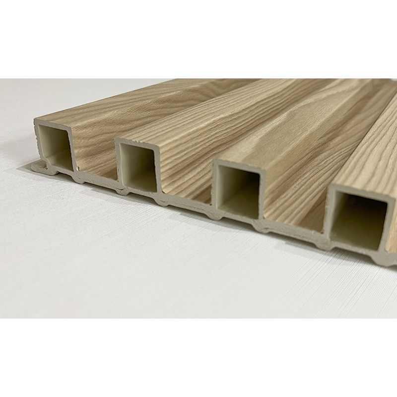 environmental protective modern style virgin material tongue and groove wpc flute wall panel