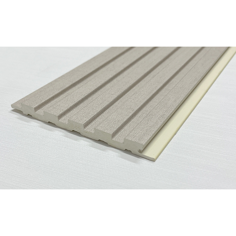 environmental protective modern style virgin material tongue and groove wpc flute wall panel