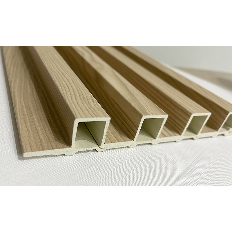 environmental protective modern style virgin material tongue and groove wpc flute wall panel