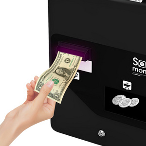 High operational speed bulk coin insertion custom screen banknotes acceptor&recycler safe money currency change kiosk