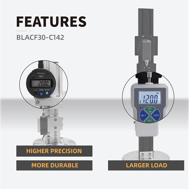 Inspire Robots BLACF30-C142 micro linear actuator with position feedback and force control, force 120N stroke 30mm