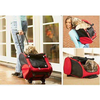 Pet Luggage Box Pet Carrier On Wheels