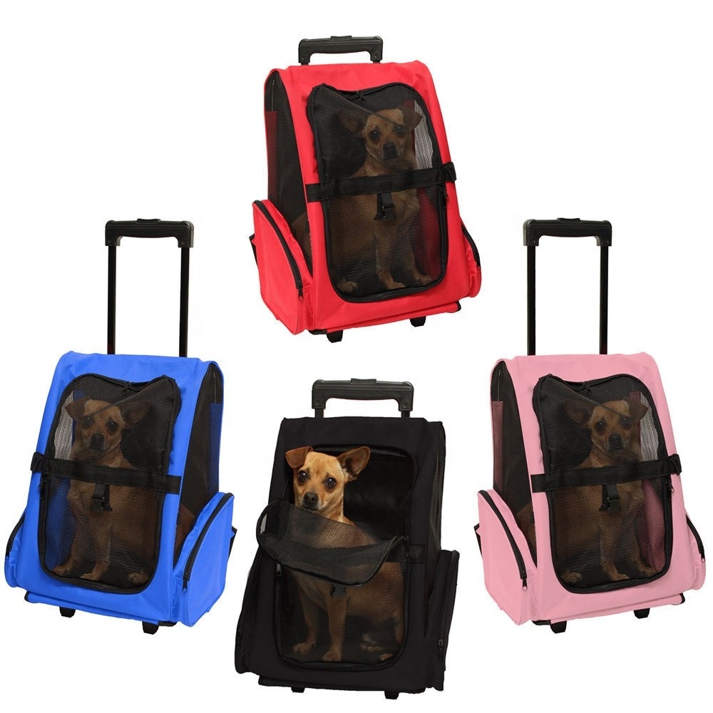 Pet Luggage Box Pet Carrier On Wheels