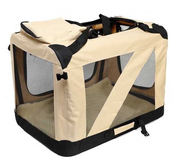 Folding Pet Soft Crate Dog Kennel Modern Unique Fabric House Dog Cloth Cage Wholesale