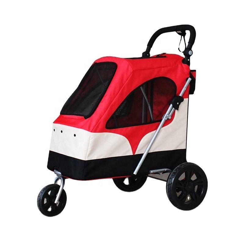 The Stroller Best Selling 3 Wheel With Brakes For Large Dog Large Dog Stroller Big Pet Stroller With Large Wheels