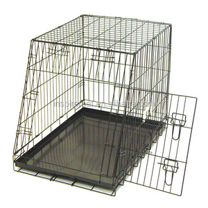 Metal Dog Cage Slant-Front Hatchback Pet Car Cage