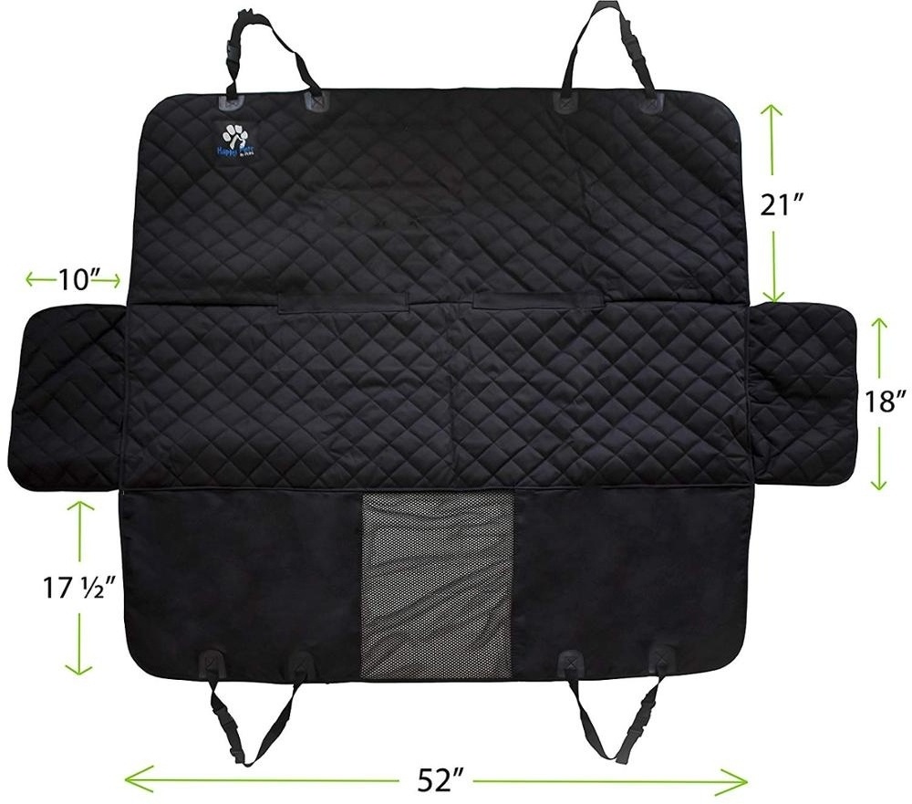 Waterproof Easy Wash Car Back Seat Pet Dog Safety Travel Mat Blanket Pet Car Back Seat Cover Foam Lining Quilt Car Seat for Dogs