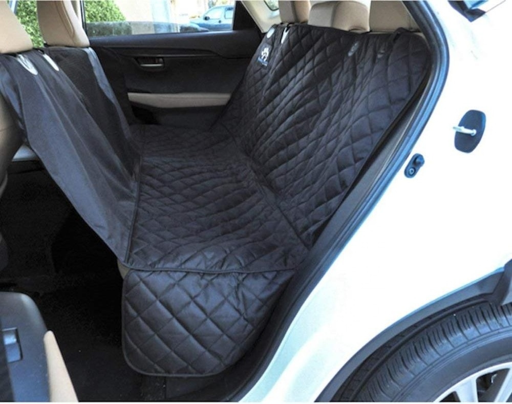 Waterproof Easy Wash Car Back Seat Pet Dog Safety Travel Mat Blanket Pet Car Back Seat Cover Foam Lining Quilt Car Seat for Dogs