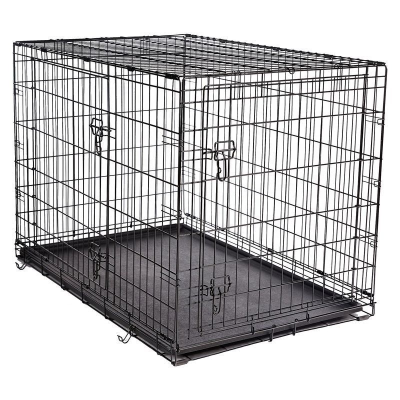 Wholesale High Quality Multiple Sizes Kennel Cheap Metal Foldable Steel Pet Cage Collapsible Dog Cat Rabbit Puppy Folding Crate