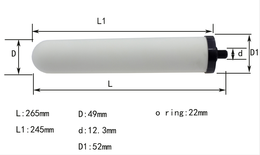 10 inch ceramic filter cartridge  water cartridge for water filter