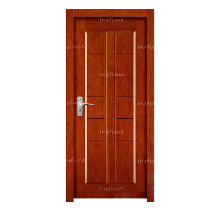 Instime New Design Luxury Good Price High Quality Solid Wooden Door Chinese Style Interior Door For House