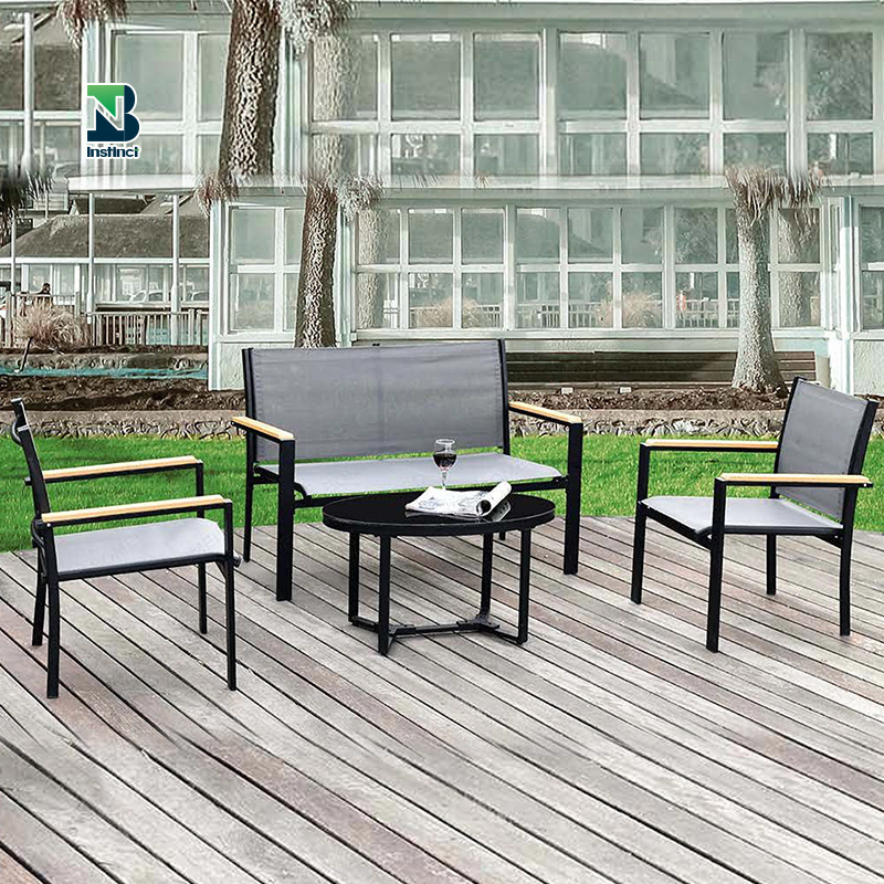 INSTINCT Outdoor furniture set garden outdoor furniture bistro set 4 Pieces patio furniture