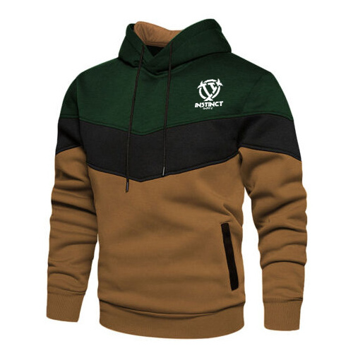 OEM 2024 Men Hoodie Set Sweatshirt 50 Cotton 50 Polyester Long Sleeve Printed Oversize Pullover Hoodies Wholesale Black