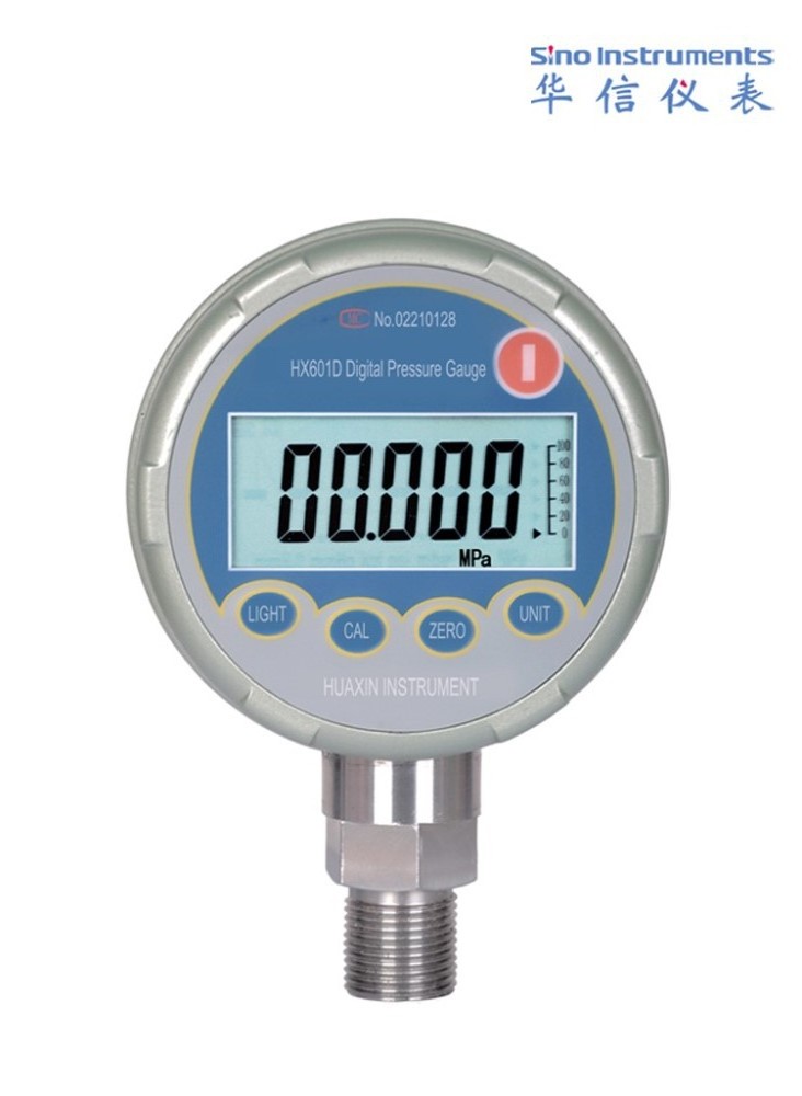 LCD Display  Digital Pressure Gauge Air Liquid Fuel Oil Hydraulic Pressure Gauge