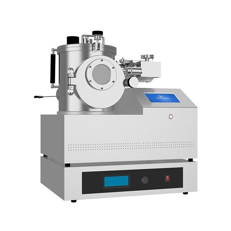 DC power supply vacuum magnetron sputtering system for glass silicon wafer